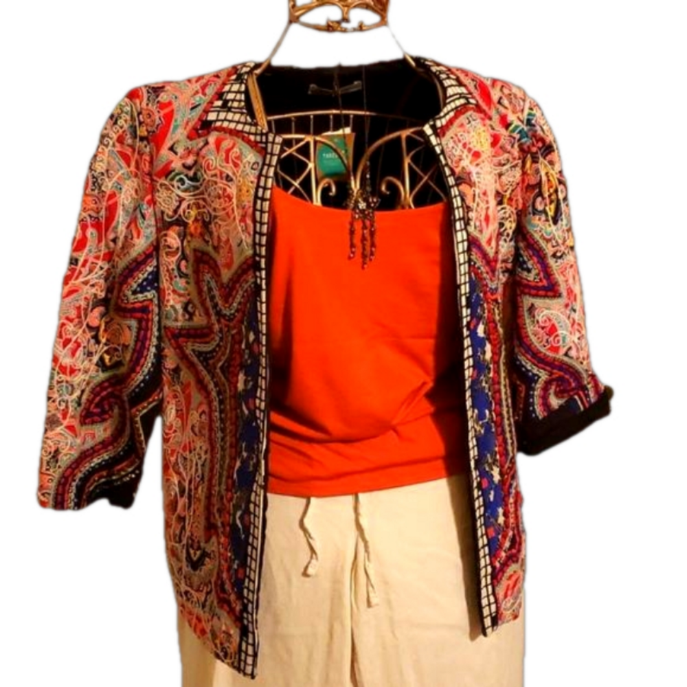 NWT Zara Premium Embroidered Beaded Jacket